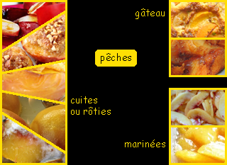 lien recette de pches ou nectarines